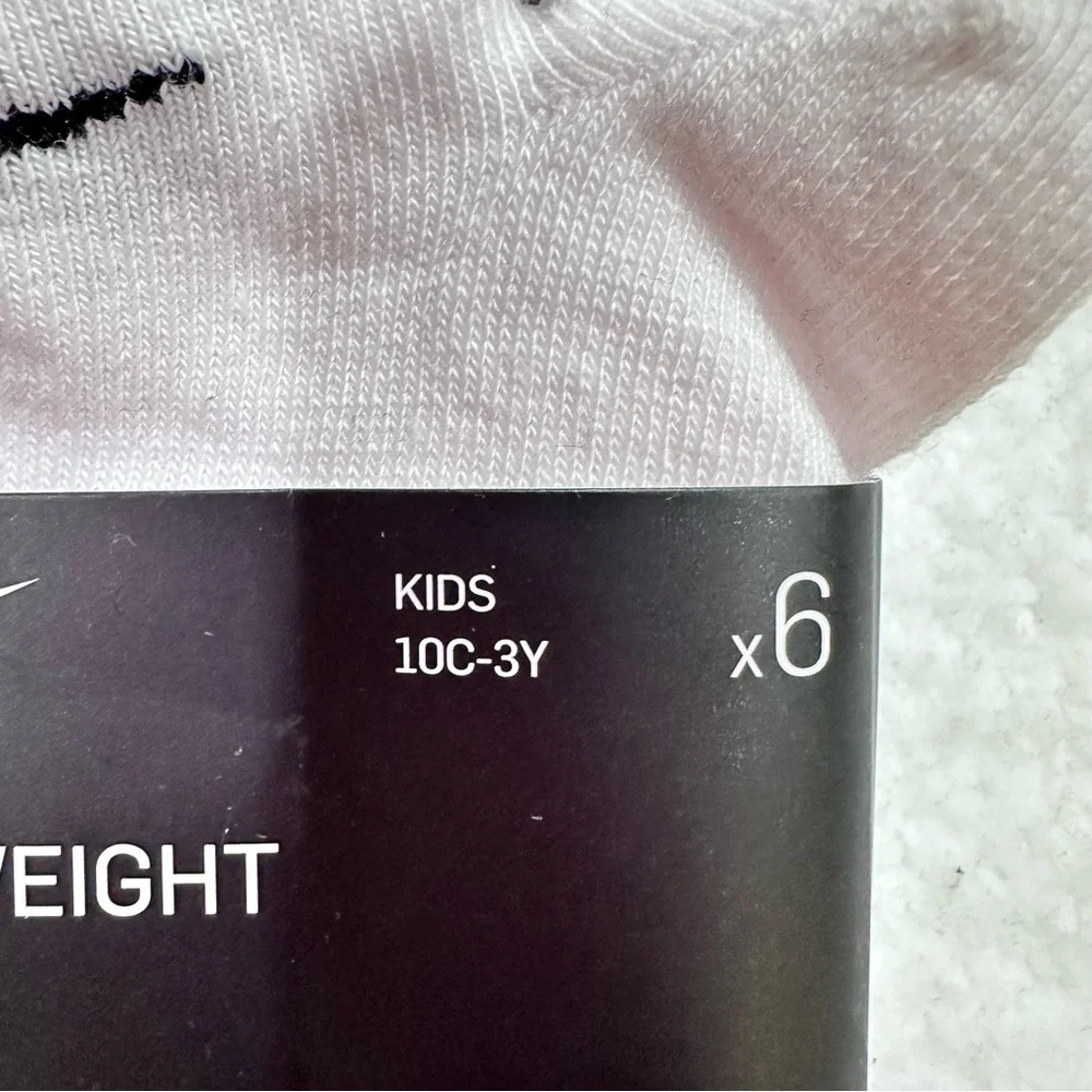 Boys White Nike Socks